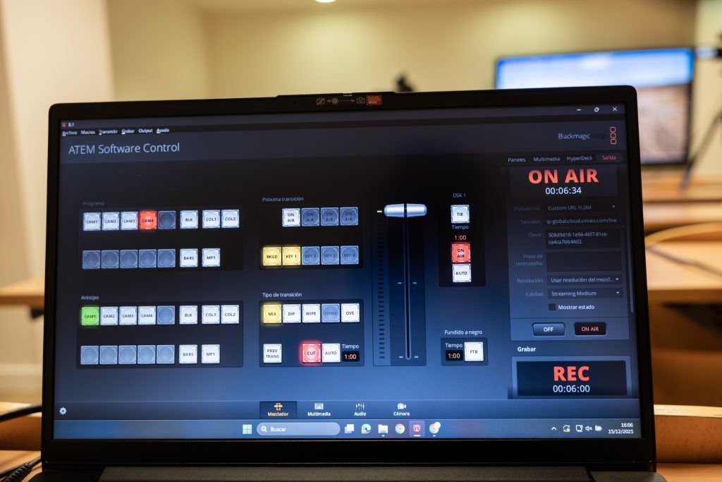 Gestión de producción y streaming en directo en la sede de Grupo CTO, Alvaro Carlier, Carlier Projects